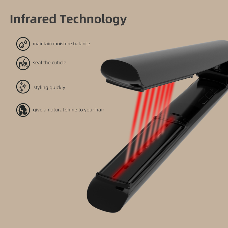 Haarpflege- und Stylinggeräte, Infrarot-Haarglätter mit LCD-Display